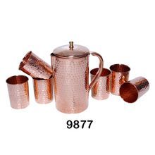 Copper Jug Glass Set