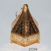 Decorative Gold Finish Iron Lantern