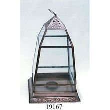 Metal Candle Lanterns with Glass