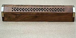 Wooden Incense Coffin Burner