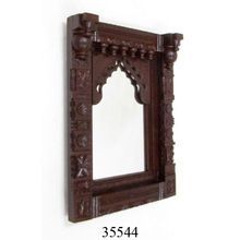 Wooden Jharokha Mirror