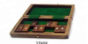 Wooden Travelling Shut Box