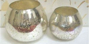 Glass Candle Holders