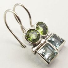 Peridot and Blue Topaz