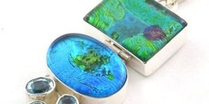 Dichroic Glass Pendant