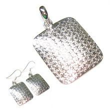 Silver Pendant Earring