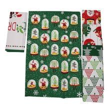 Cotton Printed Christmas Printed Tea Towel
