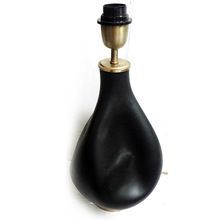 Black Glass Table Lamp