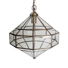 Glass Geometric Chandelier