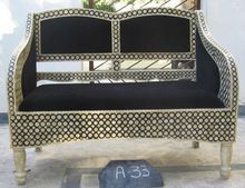 Moroccan Style Camel Bone Inlay Sofa Set