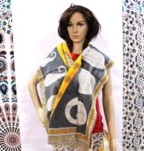 Handmade Kantha Cotton Scarf