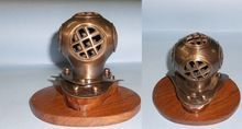 Brass Nautical 4 Inch Mini Decorative Diving Helmet