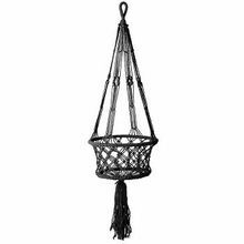 BLACK COLOR MACRAME PLANTS