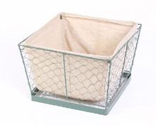 HANDMADE WIRE STORAGE BASKET