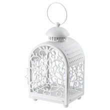 White Metal Outdoor Garden Lantern