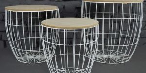 Metal White Coated Set