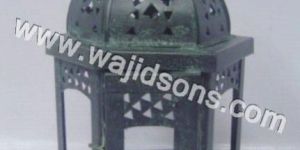 Gold Plated Candle Lantern