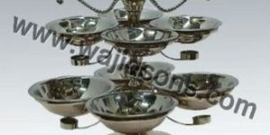 Karahi Stand with Copper Bowls