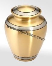 METAL CREMATION USED URN