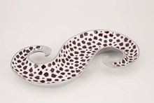 S Shape Decorative Enamel Platter