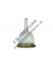 Wooden Cake Plate AND Glass Cone Dome