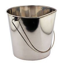 Stainless Steel Flat Sided Pails