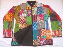 Indian Handmade Vintage INDIAN NEW PRINTED COTTON KANTHA