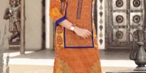 Cotton Chikan Kurti Top