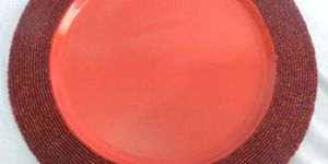 New Arrival Red Wedding Underplates