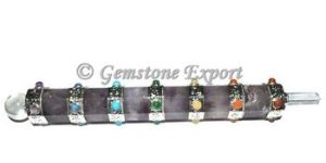 Amethyst 7 Chakra Wand