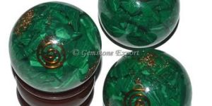 Malachite Orgonite Sphere