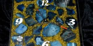 Orgone Clock with Agate Stone