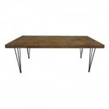 Antique Rustic Wood Folding Dining Table