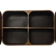 Metal Cabinet Storage Brass Plated