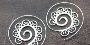 Spiral Dangle Women Earrings