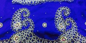 African Polyester Embroidered George Fabrics