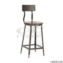 Industrial Bar Stools with Back