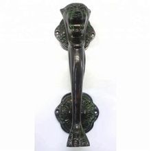 LION Head Cast Brass Door Handle