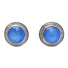 Blue Chalcedony Cufflinks