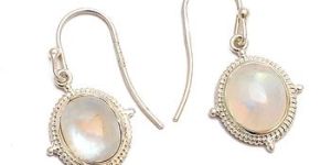 Rainbow Moonstone Gemstone Earring