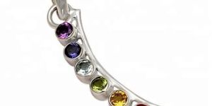 Seven Stone Pendants Healing Chakra Jewelry