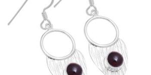 Silver Ear Wire Dangle Earrings