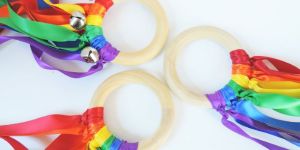 Rainbow Kite Ribbon