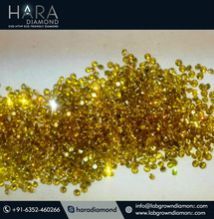 Gold CVD Polished Diamond