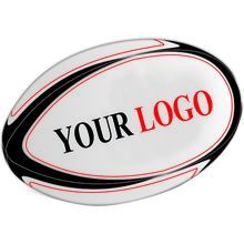 Natural Rubber Synthetic Material Made Training Normal Quality Rugby Ball