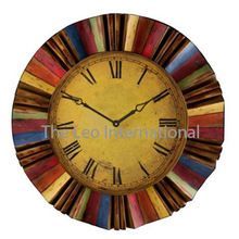 Designer Wood Wall Clock
