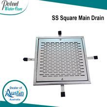 SS Square Main Drain