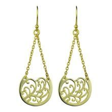 Hanging Filigree Gold Plated Earring