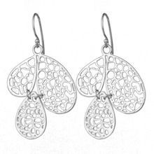 Plain Silver Dangle Earrings