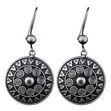 Round Disc Handmade Tribal Earrings